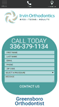 Mobile Screenshot of irvinorthodontics.com